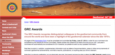 Recipients of GRC 2014 Scholarships announced