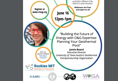 Webinar – Building the future of energy with O&G expertise, geothermal – June 16, 2020