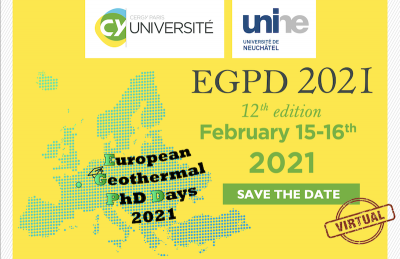 12th European Geothermal PhD Days/ Geothermal Winter School, Feb. 2021