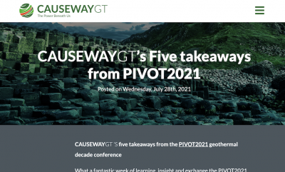 Five key takeways from Pivot2021 Geothermal.Reimagined