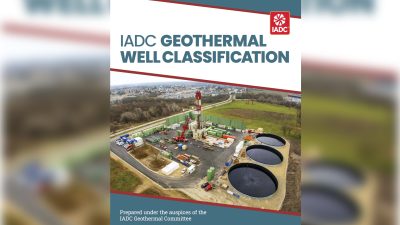 IADC publishes document on Geothermal Well Classification