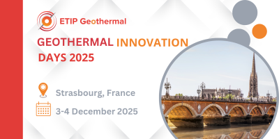 Registration –  Geothermal Innovation Days; 3-4 December 2025; Strasbourg, France