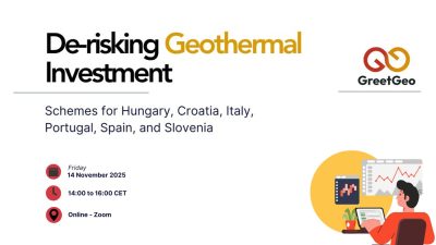 Webinar – De-risking schemes for geothermal in Europe, 14 November 2025